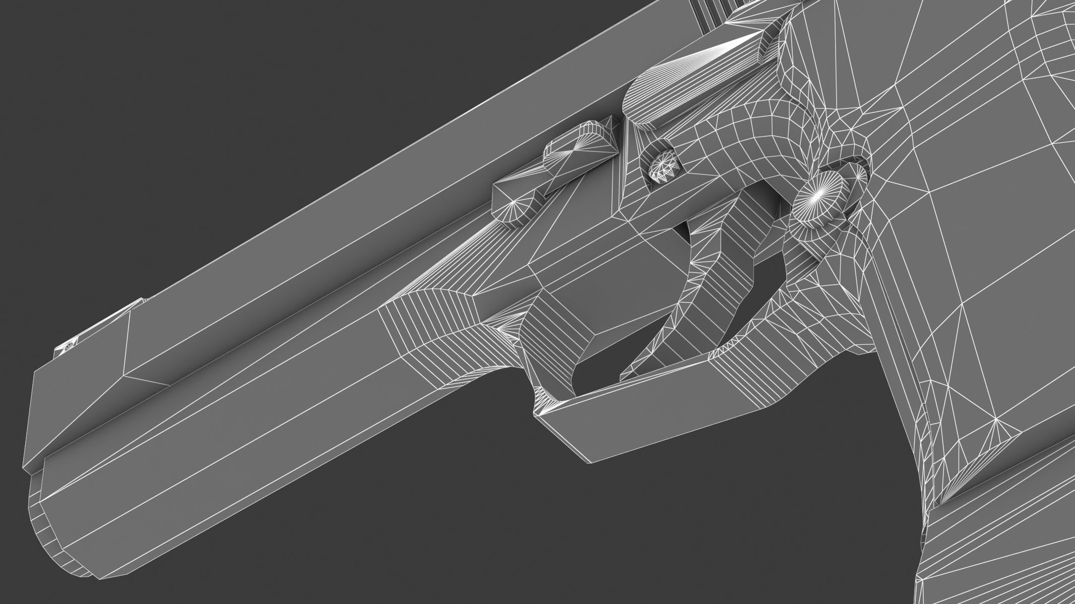 Vektor SP1 Low Poly Realistic Low-poly 3D model_25