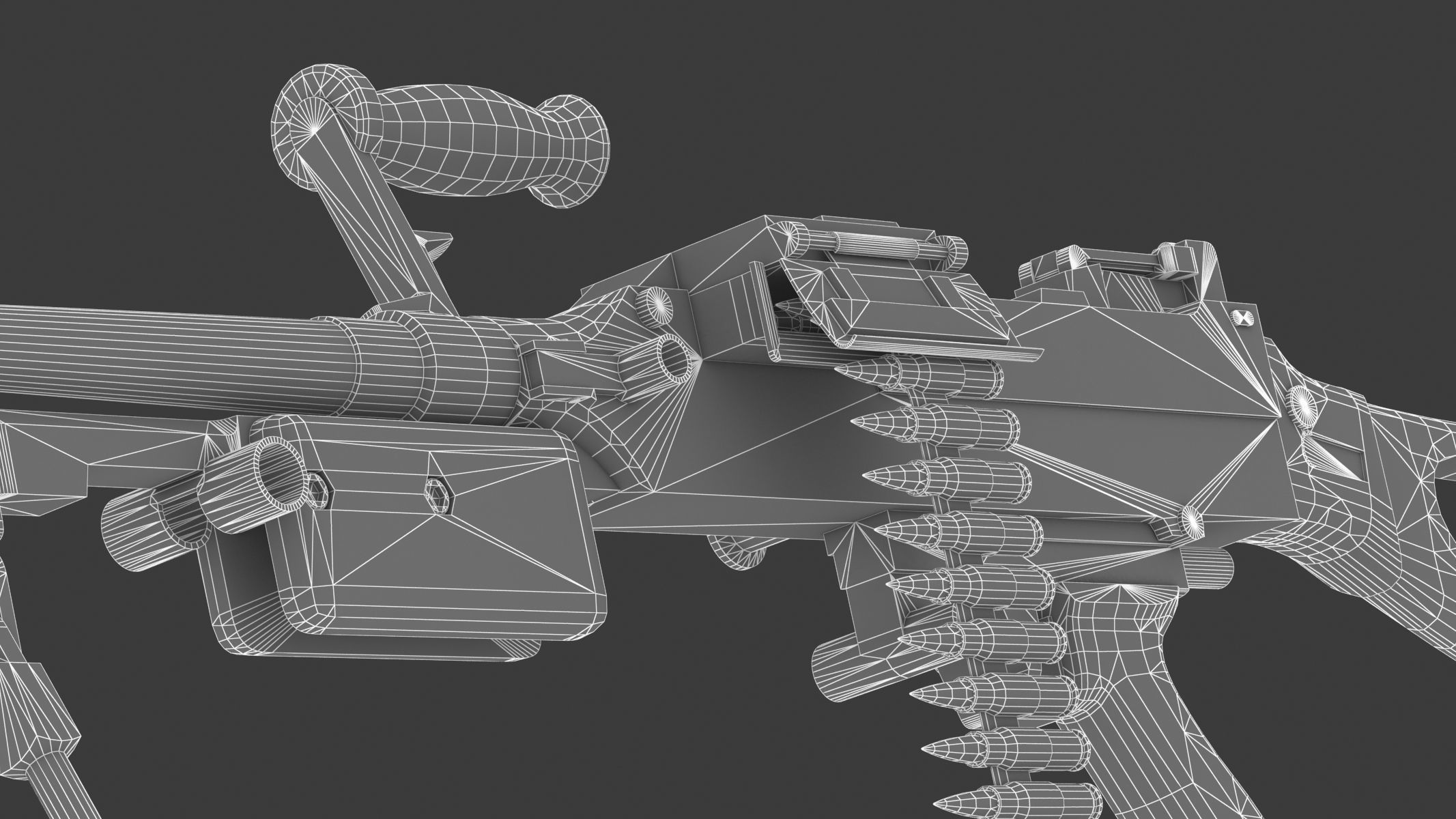 Vektor SS-77 Low Poly Realistic Low-poly 3D model_28