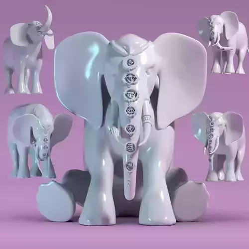 Elefante - elephant  3D print model