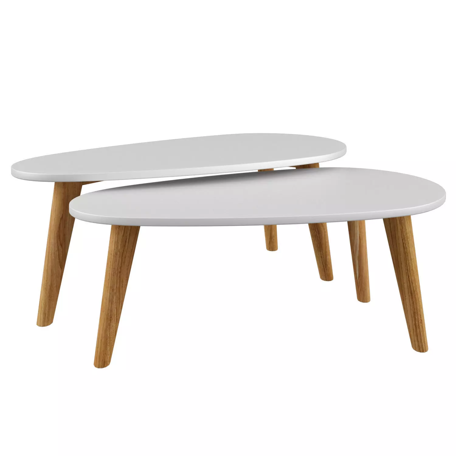 Table gigogne scandinave Nordic 3D model