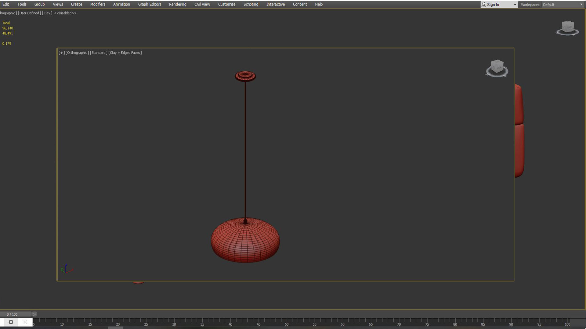 MOGANO 1 pendant light 3D model_3