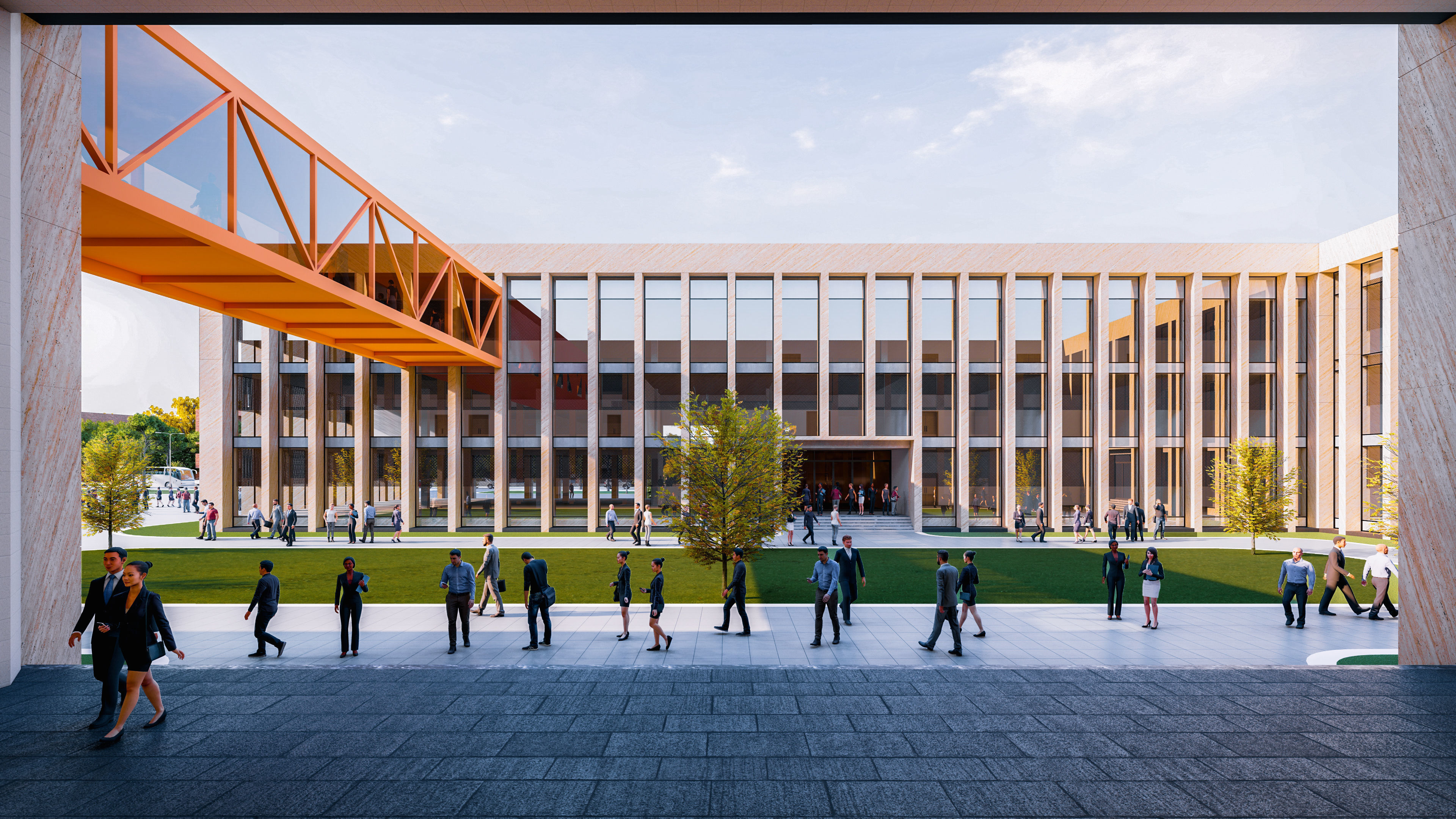 Center of Children 03 3D model_8