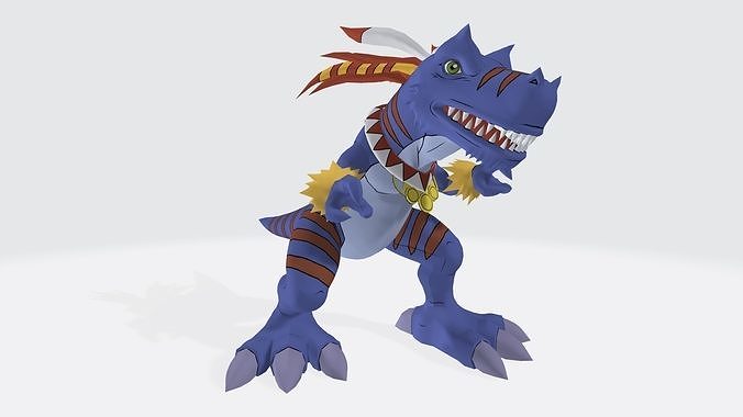 Allomon pokemon tyrannosaurus rex 3D print model