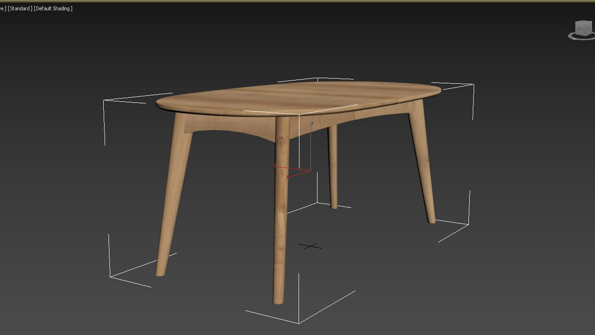 Marte dining table 3D model_3