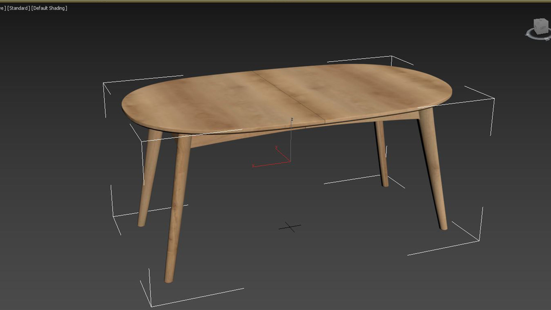 Marte dining table 3D model_7