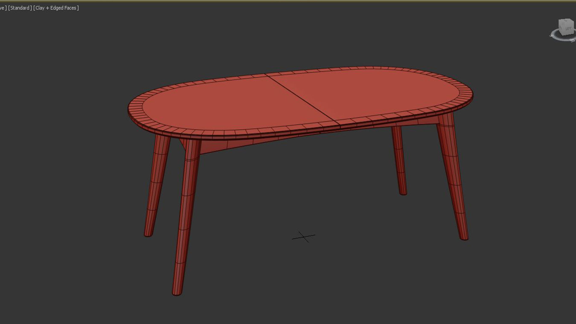 Marte dining table 3D model_5