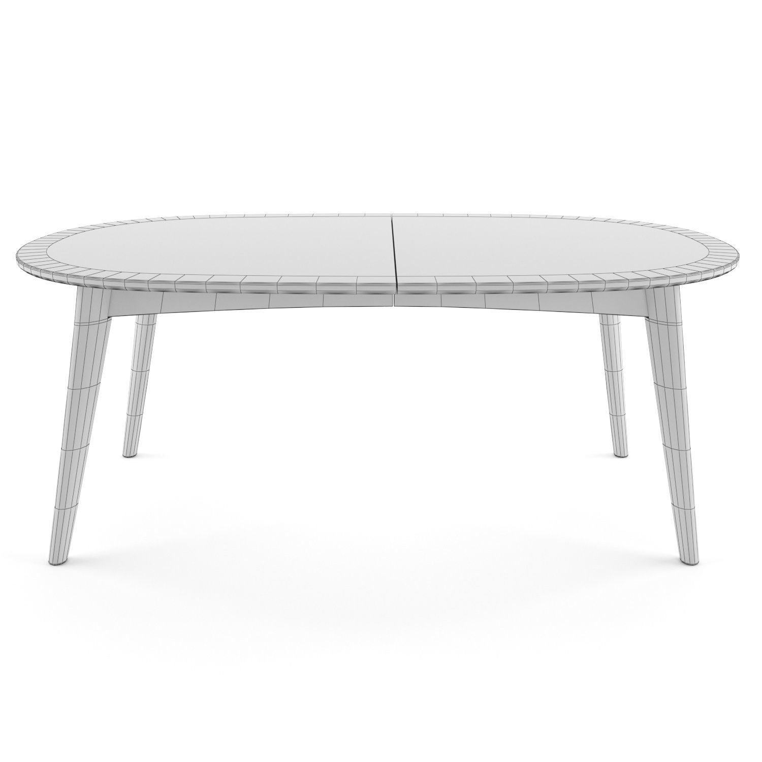 Marte dining table 3D model_1