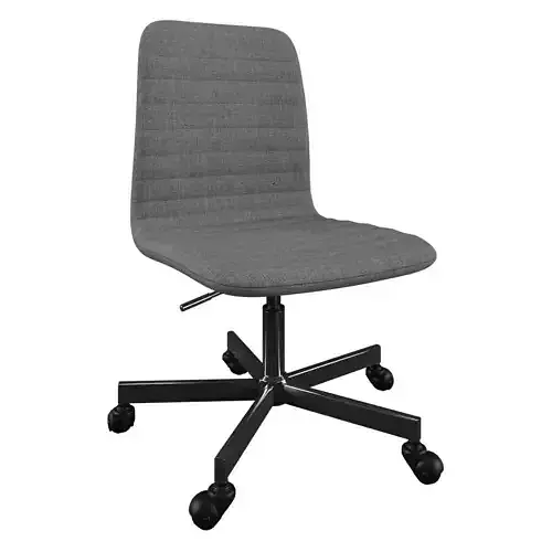 Amanda grey upholstered office chair Actona