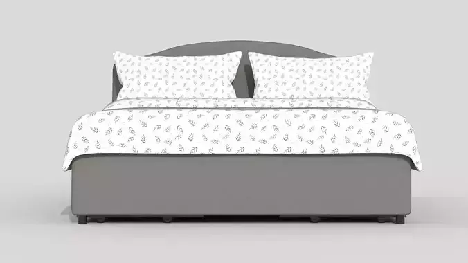 Upholstered bed