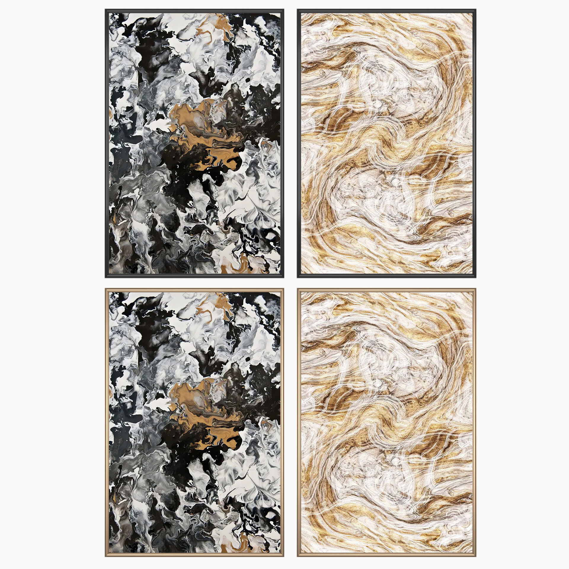 Wall Art Set 3644 3D model_1