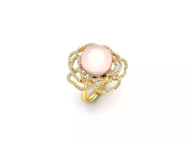 Solitaire Women Engagement Wedding Opal Stone  Ring