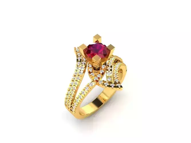 Solitaire Engagement Wedding Ring