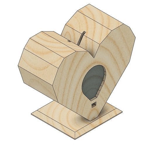 Heart Piggy Bank 3D print model