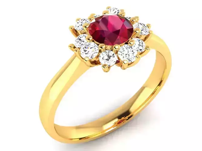 Solitaire Wedding Engagement Ring