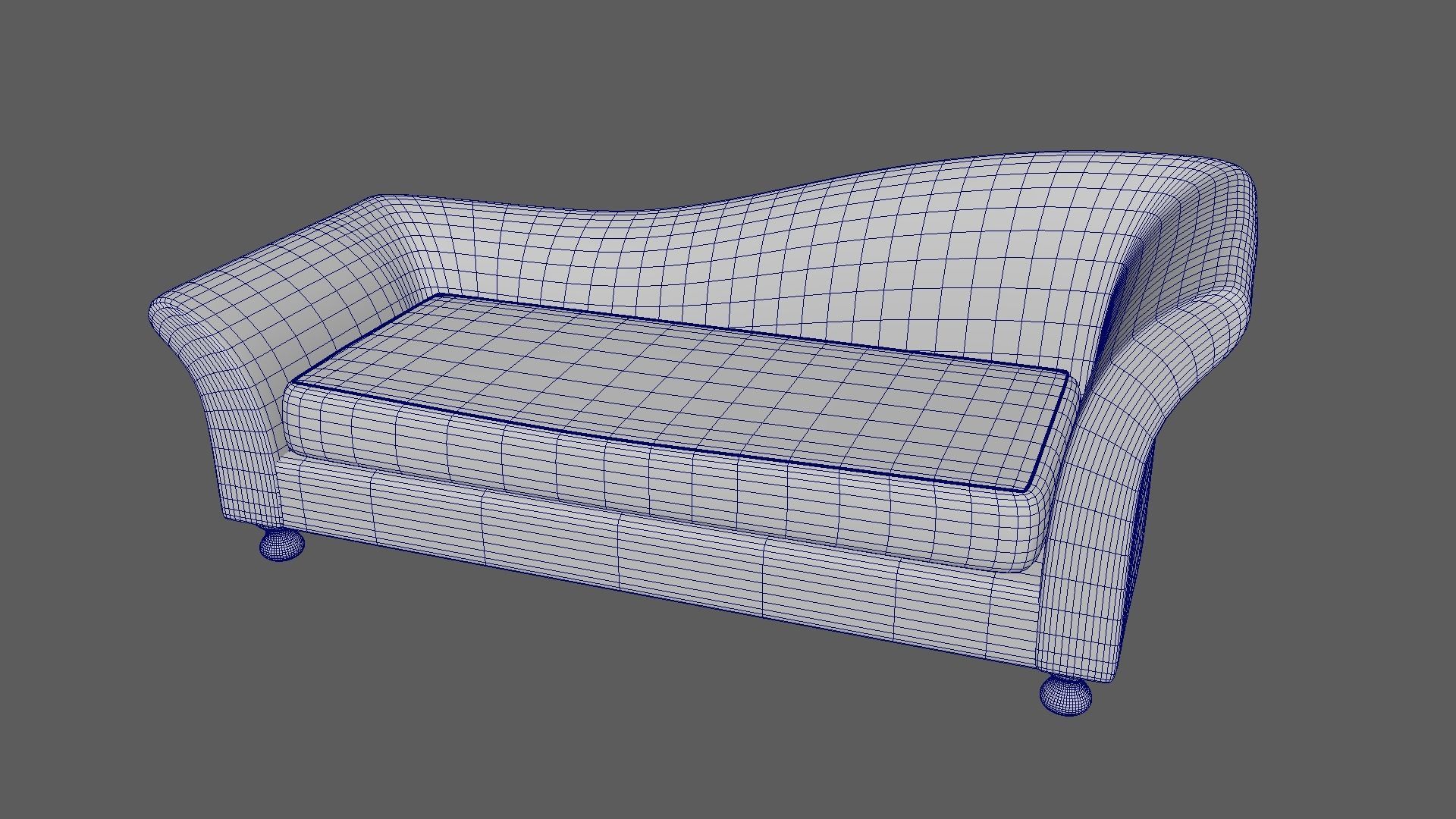 Lounge Sofa 3D model_6
