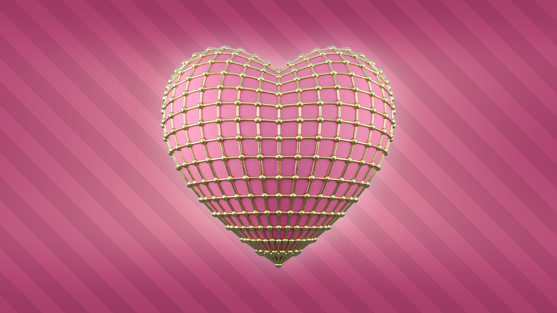 HEART LOWPOLY ART Low-poly 3D model_1