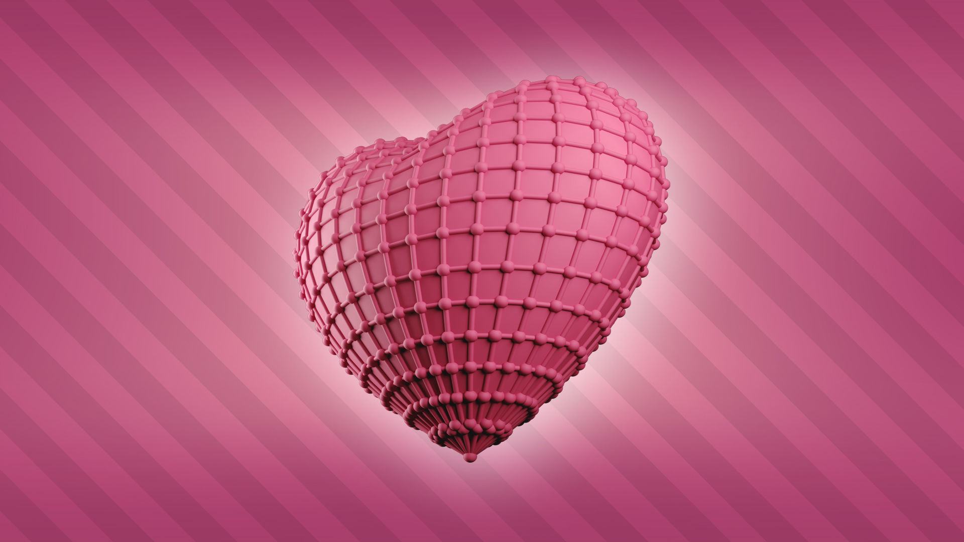 HEART LOWPOLY ART Low-poly 3D model_2