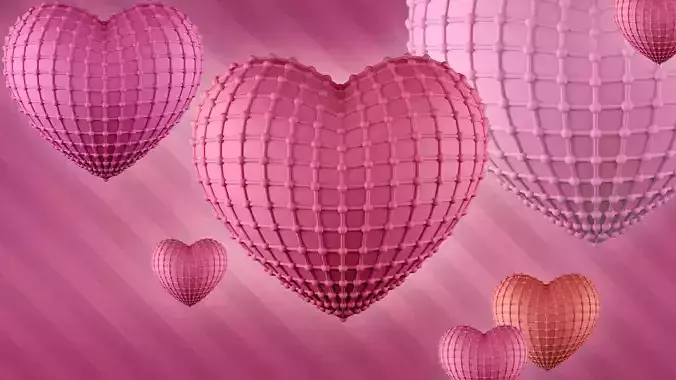 HEART LOWPOLY ART