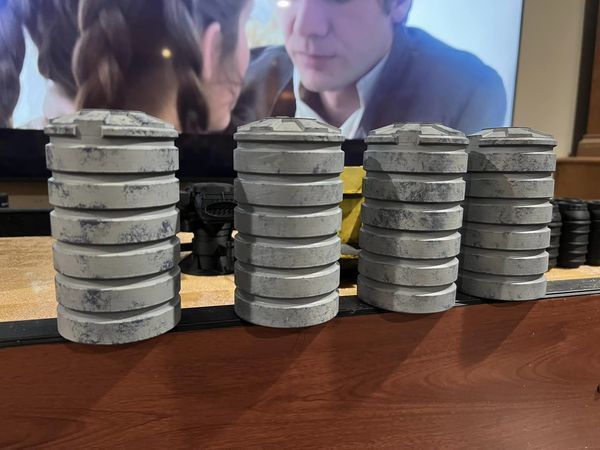 Hangar Barrel 1-6 scale Hottoys  Free 3D print model_11