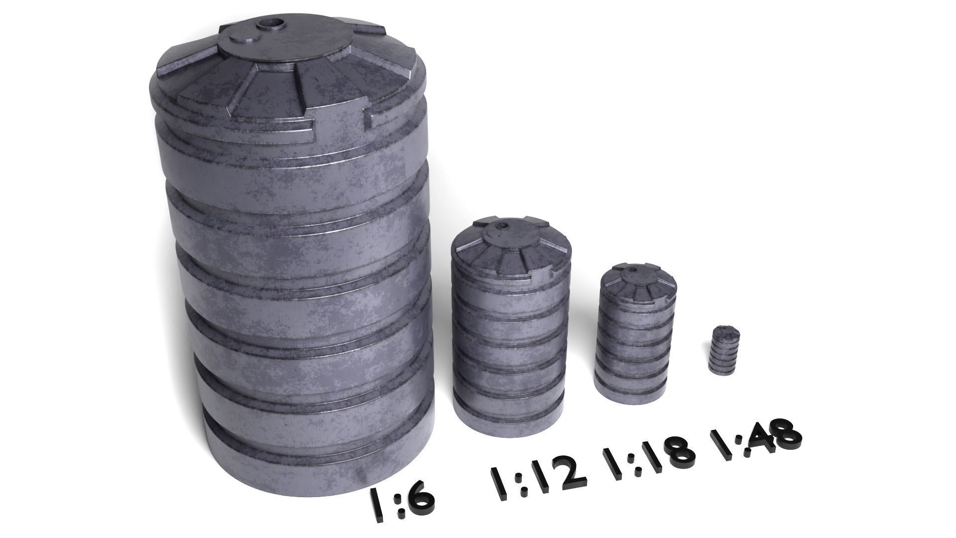 Hangar Barrel 1-12 scale Blackseries  Free 3D print model_5