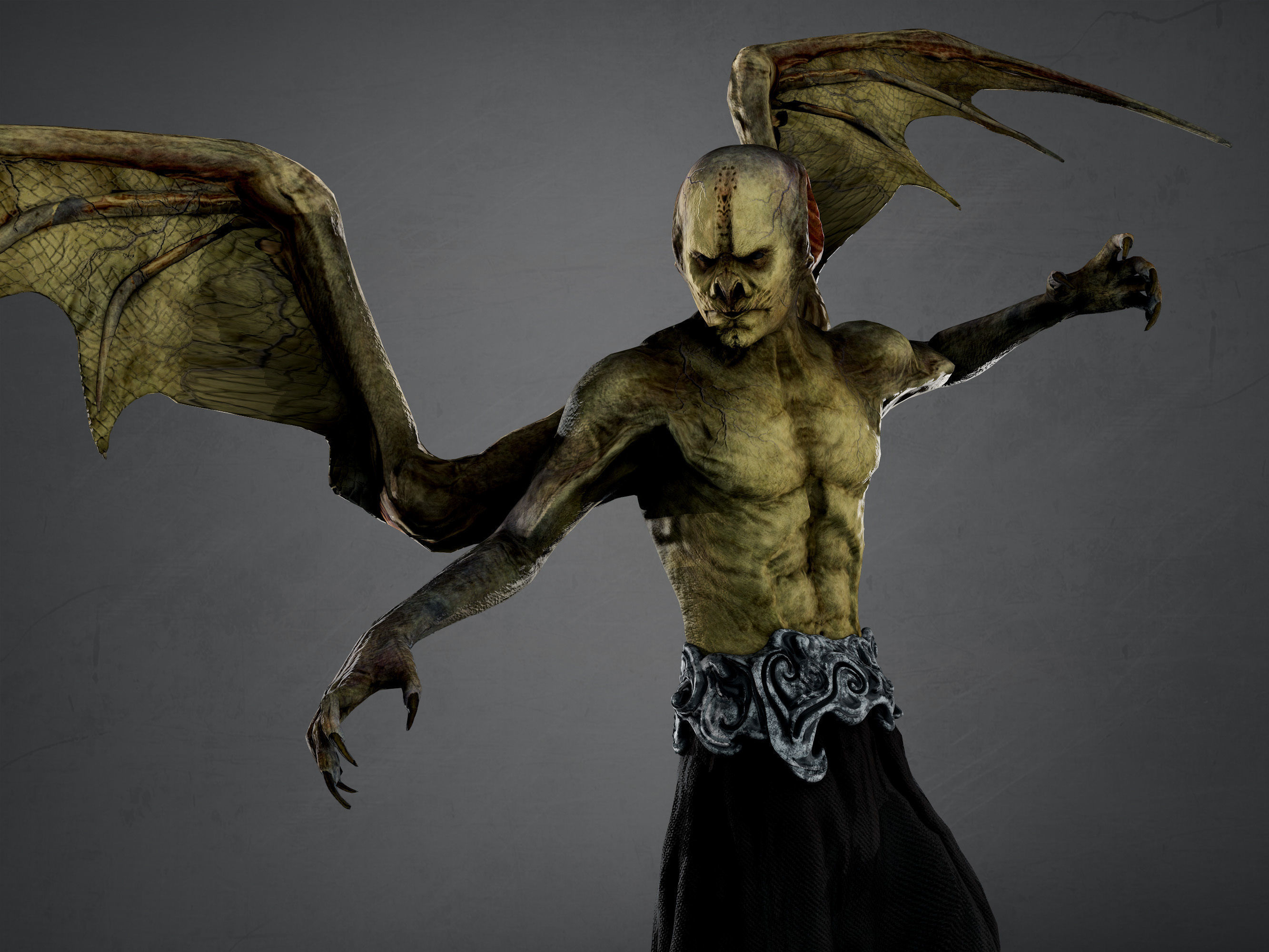 Marcus Low-poly 3D model_2