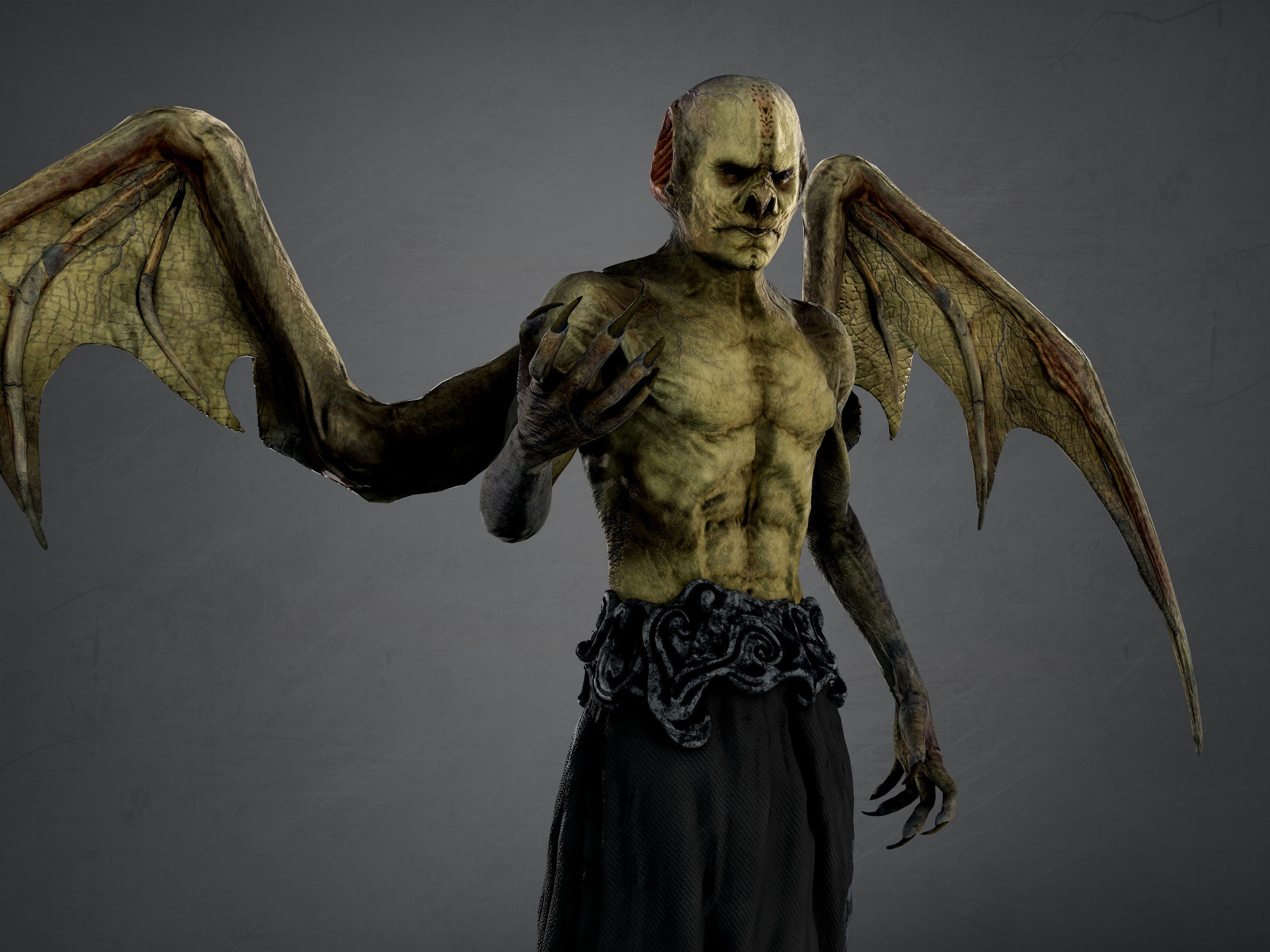 Marcus Low-poly 3D model_3