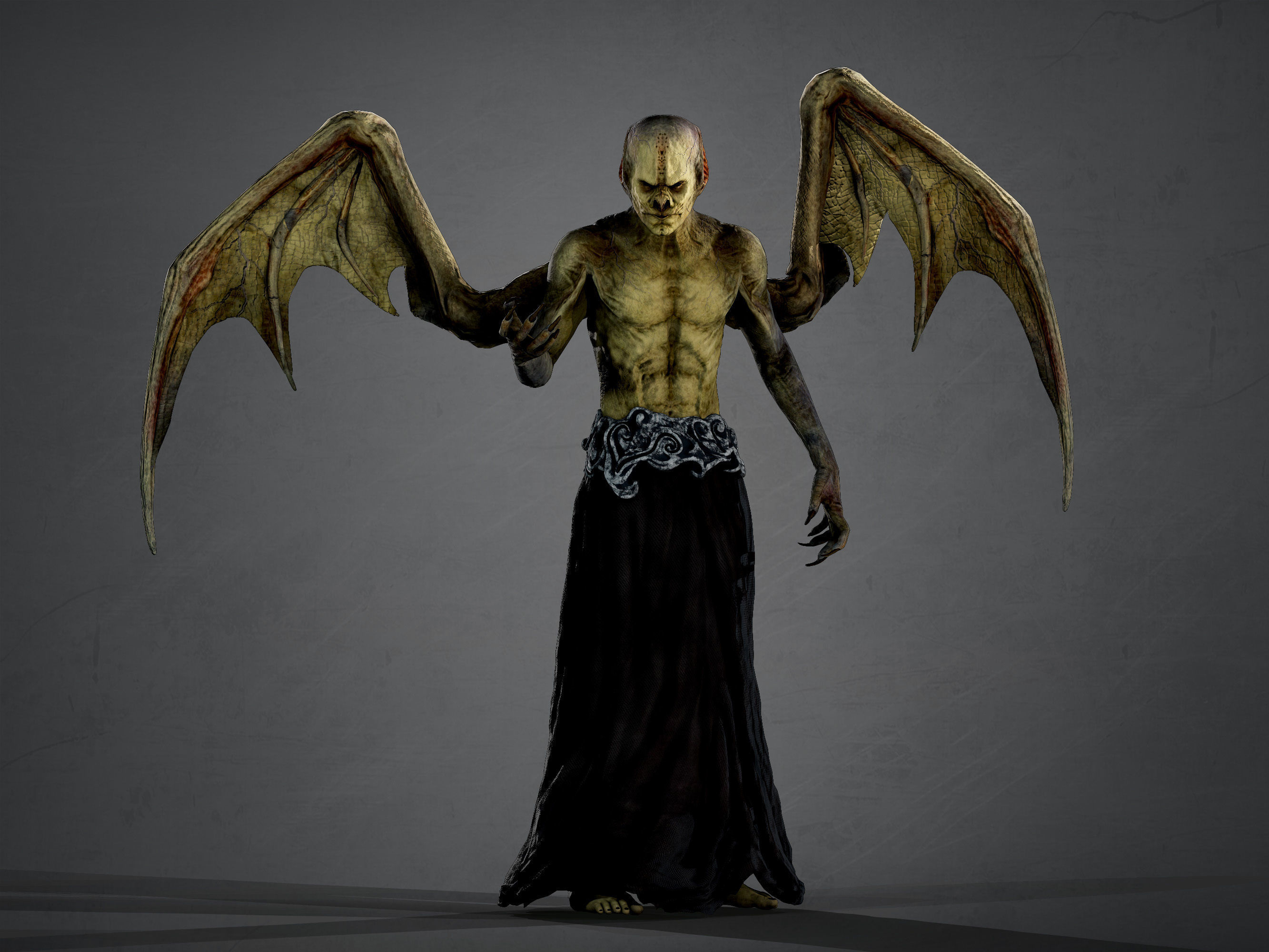 Marcus Low-poly 3D model_8