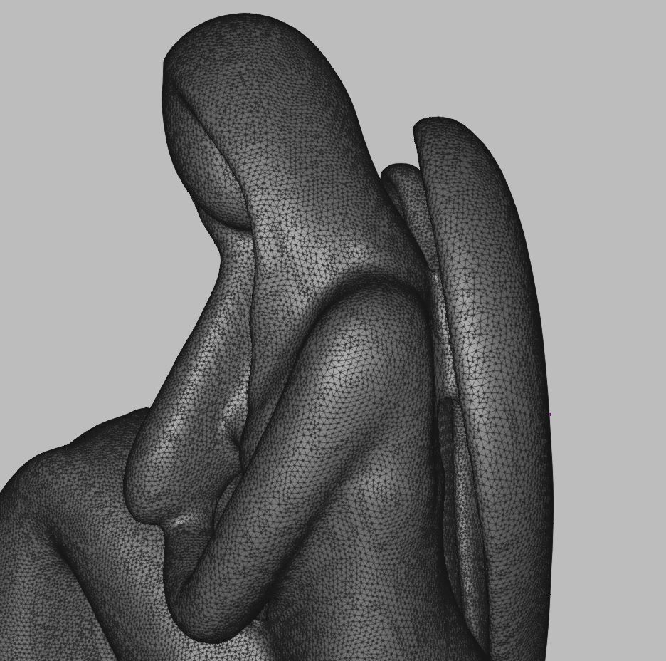 Angel  Sculpture Statue 3D Print Ready 3D model_10