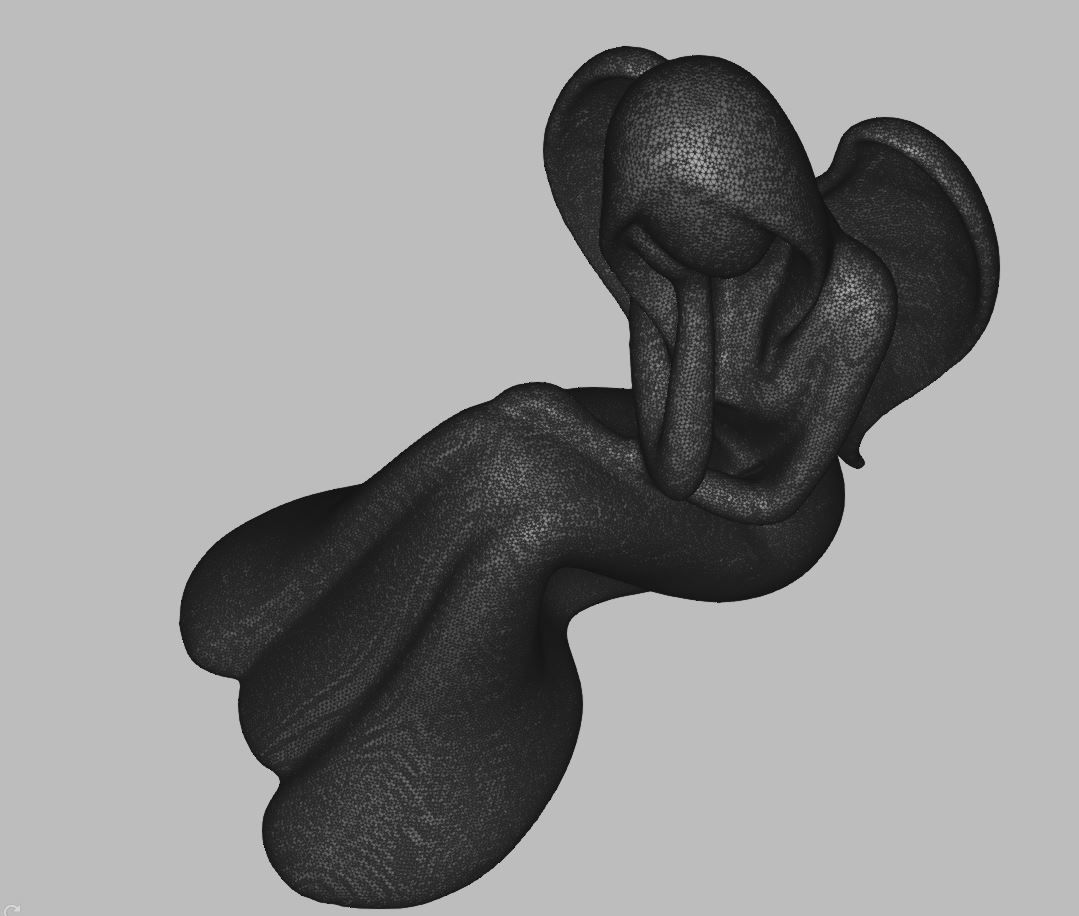 Angel  Sculpture Statue 3D Print Ready 3D model_15