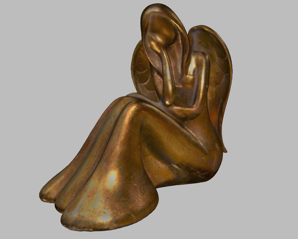 Angel  Sculpture Statue 3D Print Ready 3D model_1