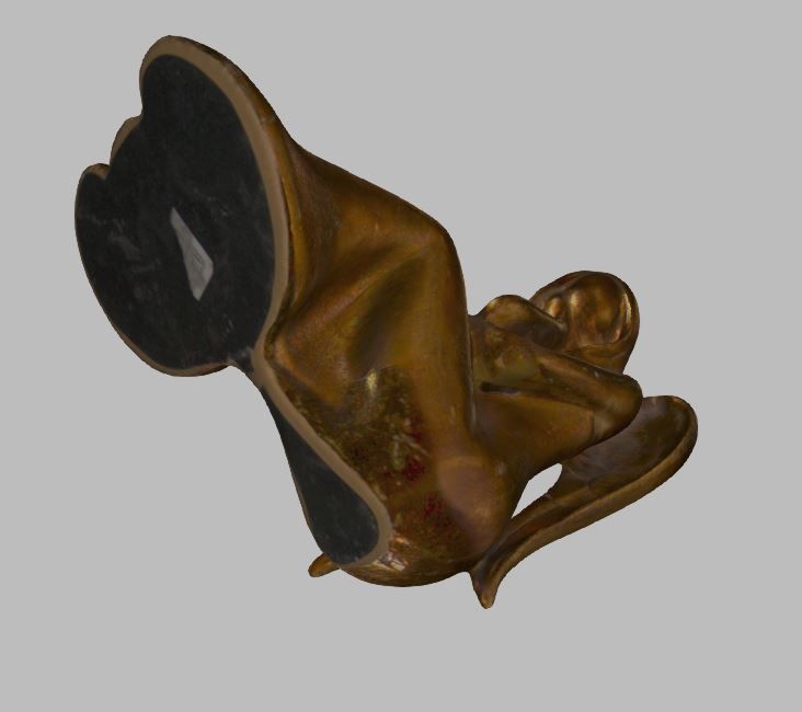 Angel  Sculpture Statue 3D Print Ready 3D model_5