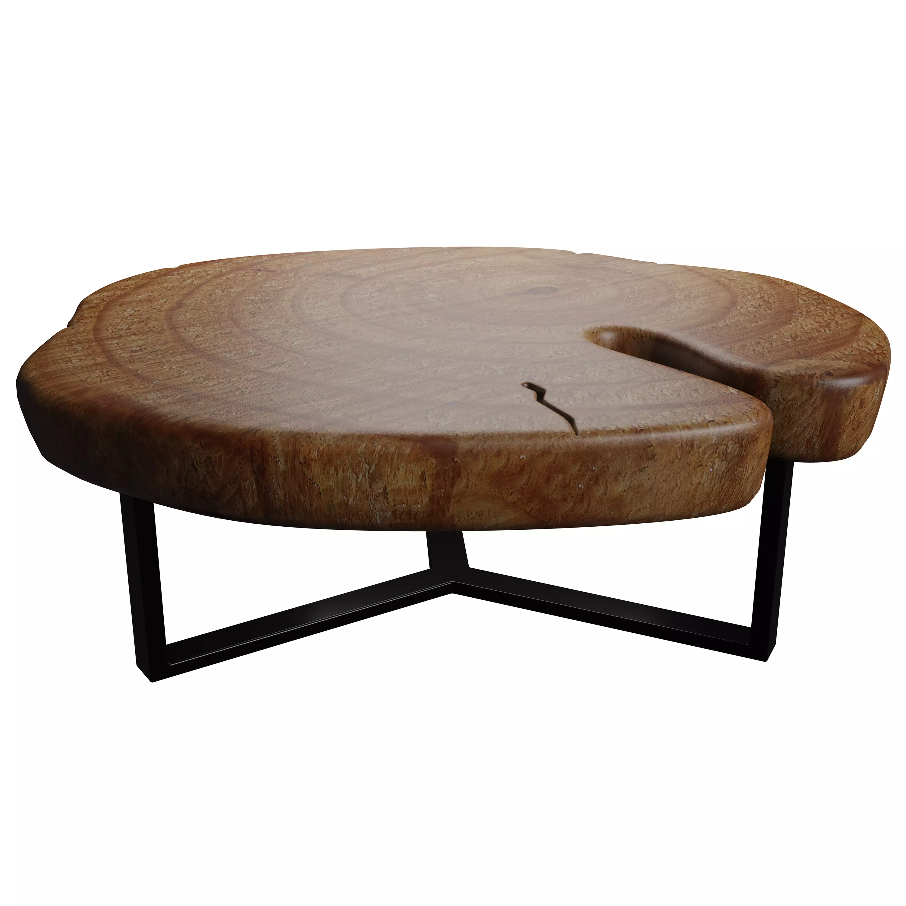 Wooden coffee table 3D model | CGTrader