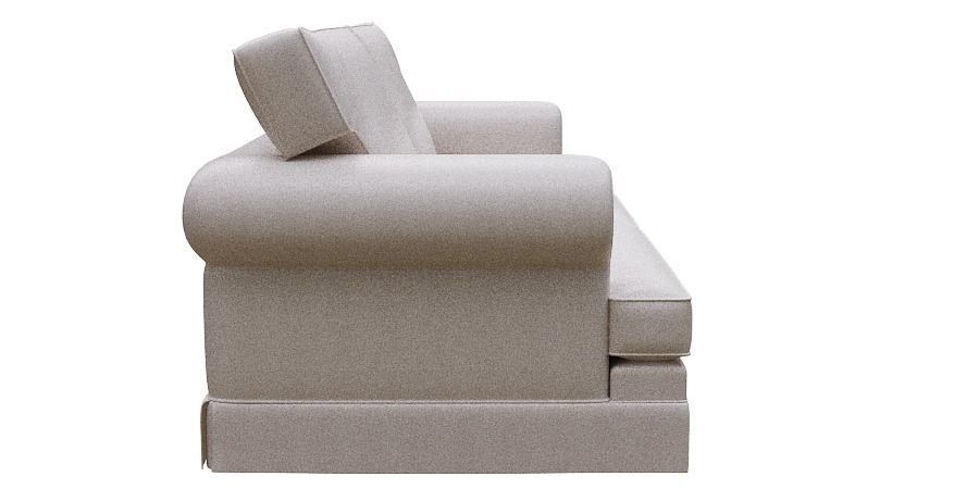 Sofa double seater Low-poly 3D model_3