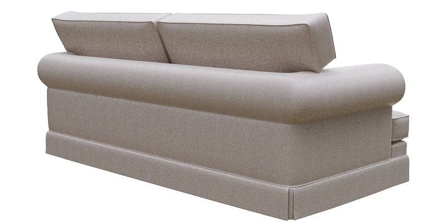 Sofa double seater Low-poly 3D model_4