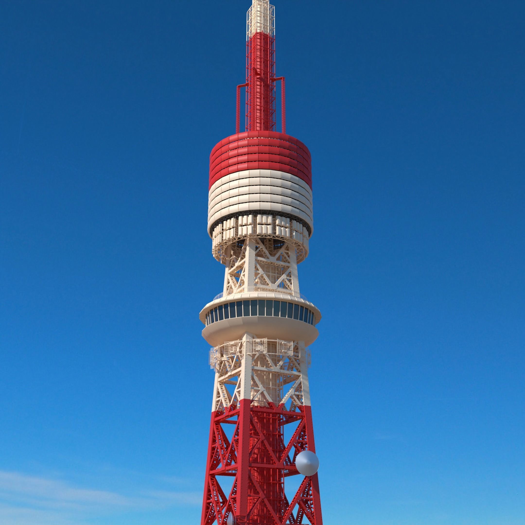 Tokyo Tower 3D model_1