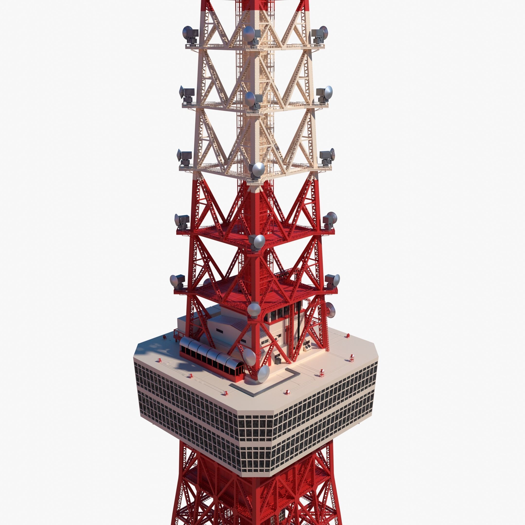 Tokyo Tower 3D model_5