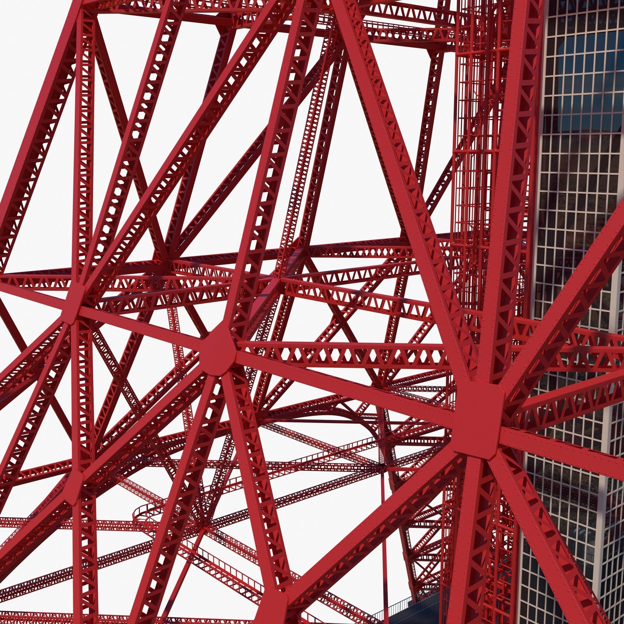 Tokyo Tower 3D model_7