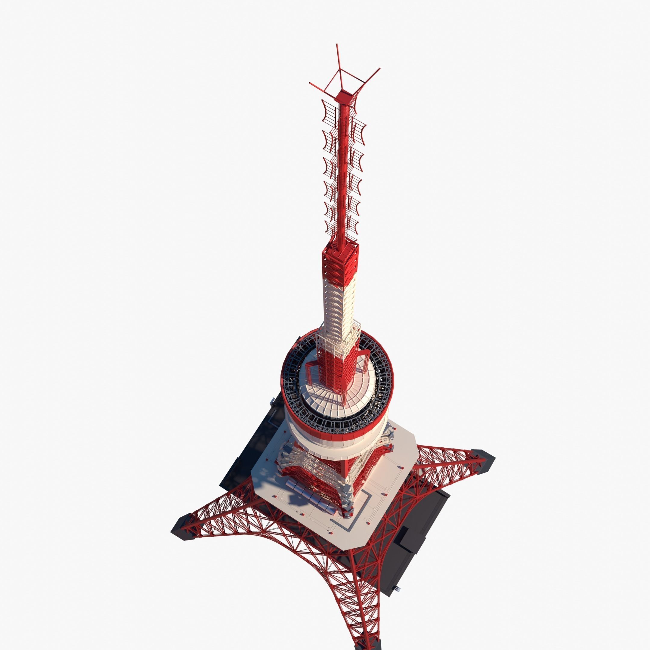 Tokyo Tower 3D model_6