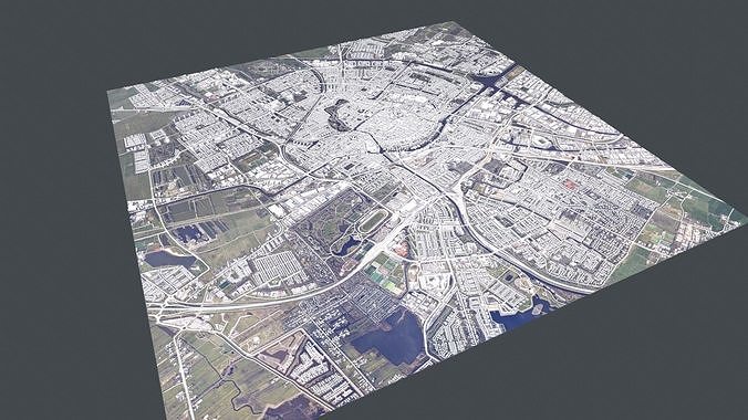 Cityscape Groningen Netherlands 3D model 7