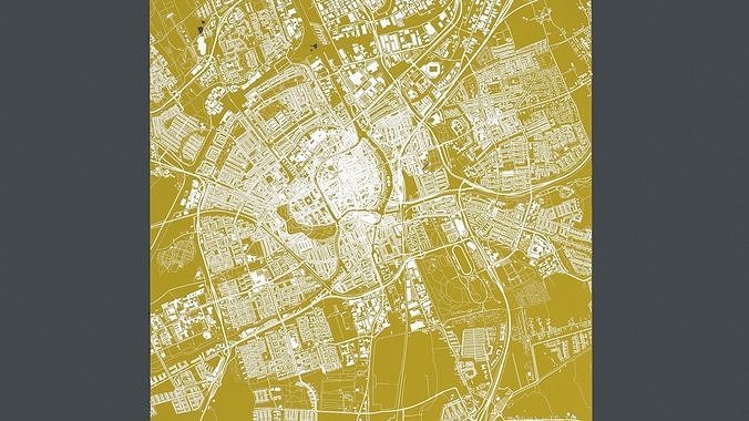 Cityscape Groningen Netherlands 3D model 6