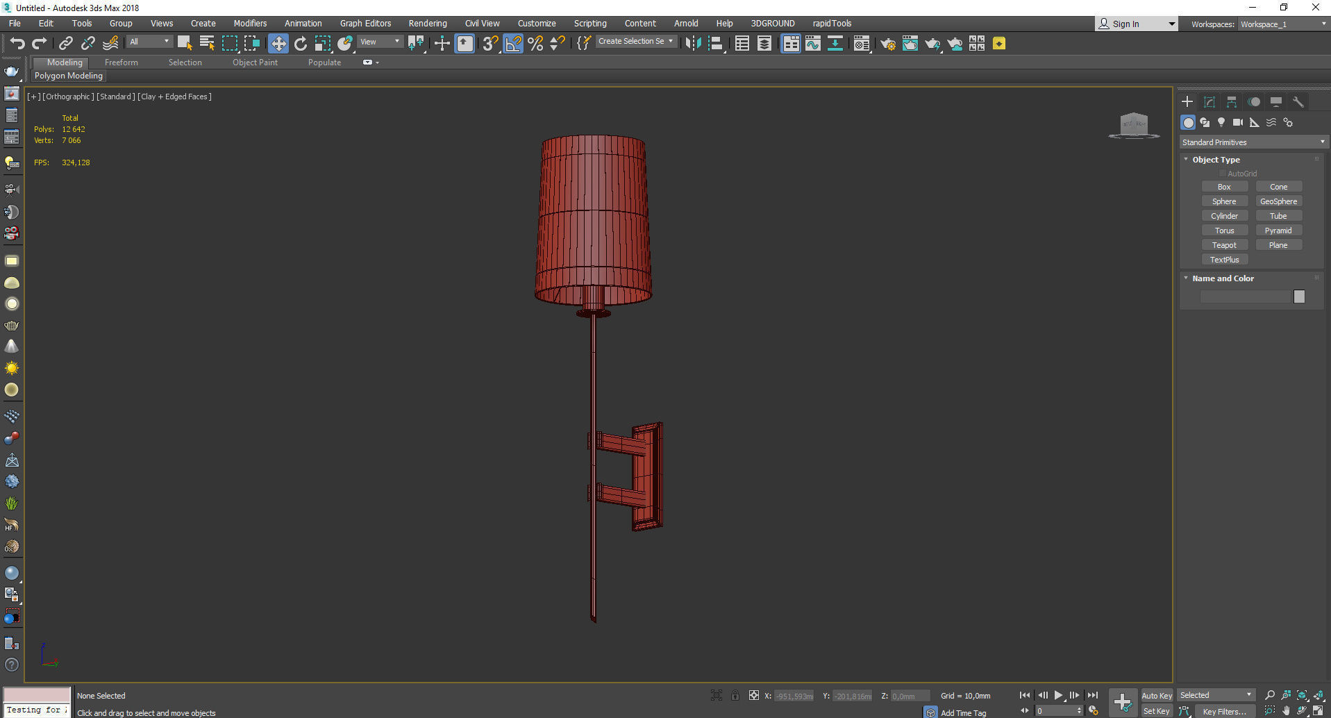 Hudson Valley Fredonia Wall Sconce Low-poly 3D model_3