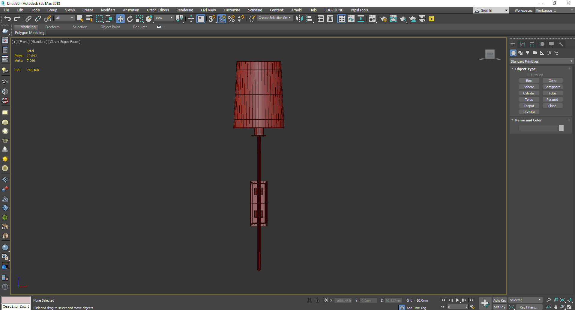 Hudson Valley Fredonia Wall Sconce Low-poly 3D model_2