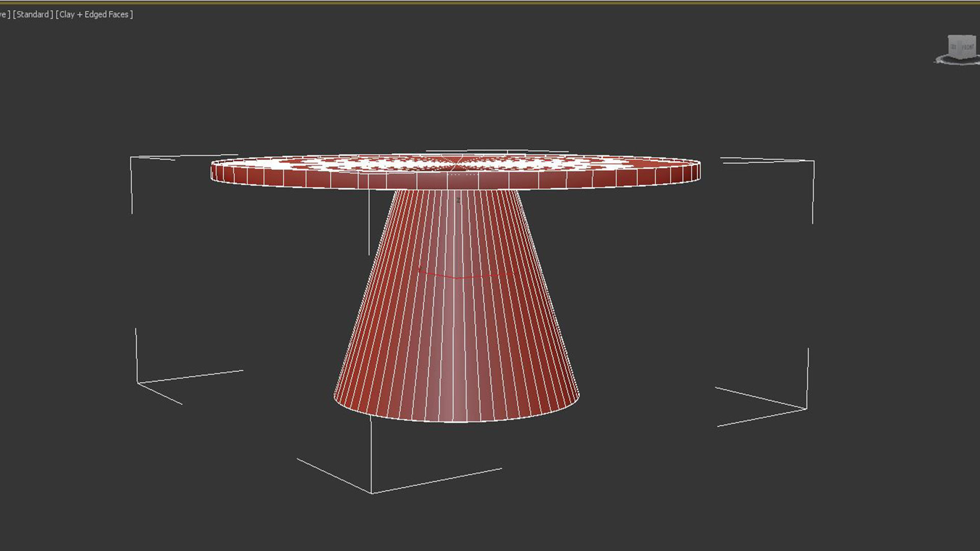Coffee table SOLI black 3D model_2
