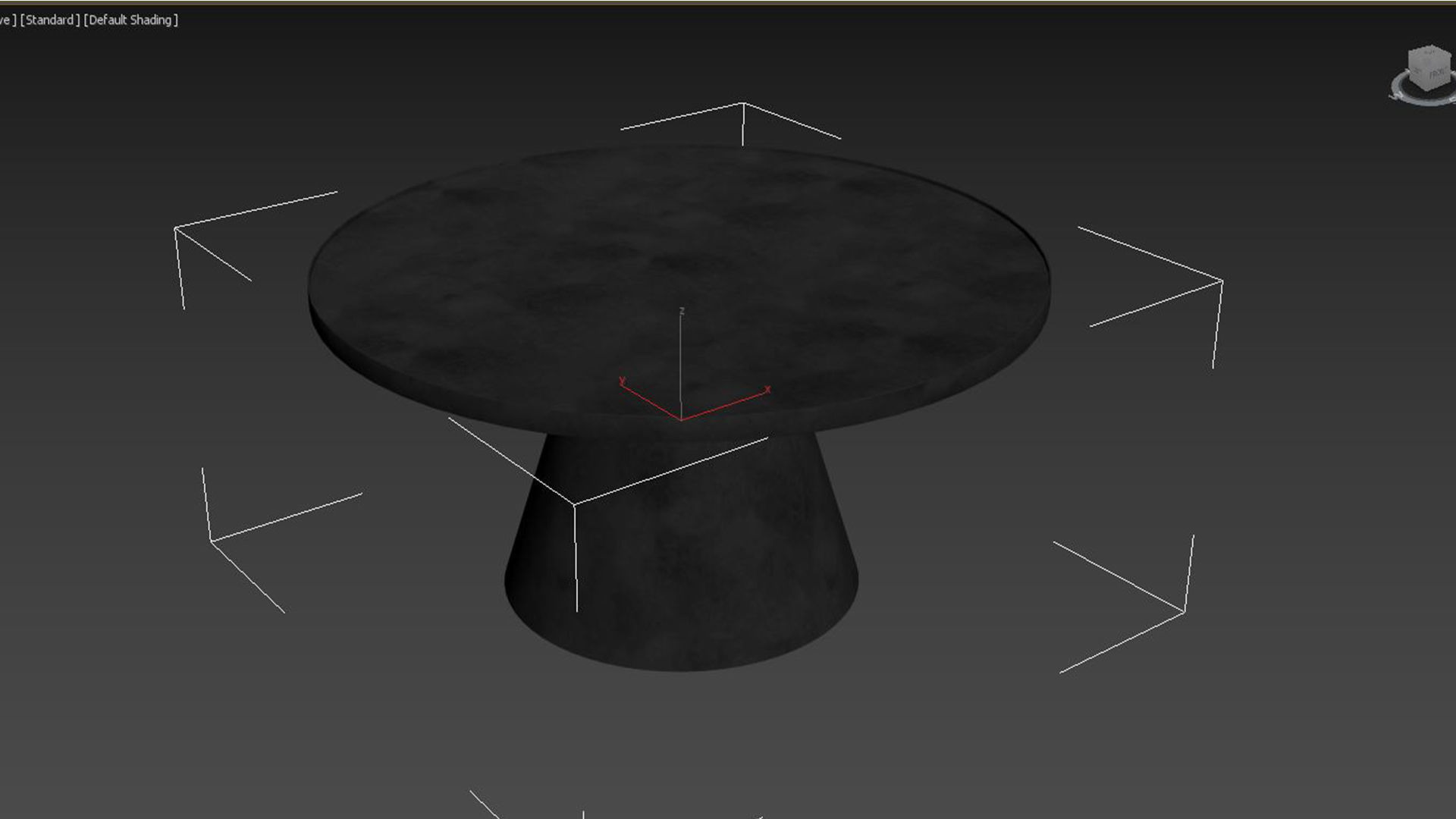Coffee table SOLI black 3D model_7