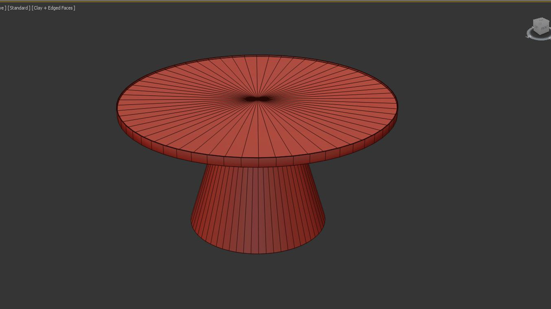 Coffee table SOLI black 3D model_4