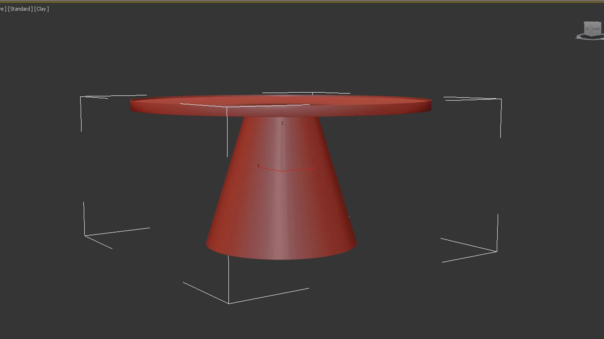 Coffee table SOLI black 3D model_3