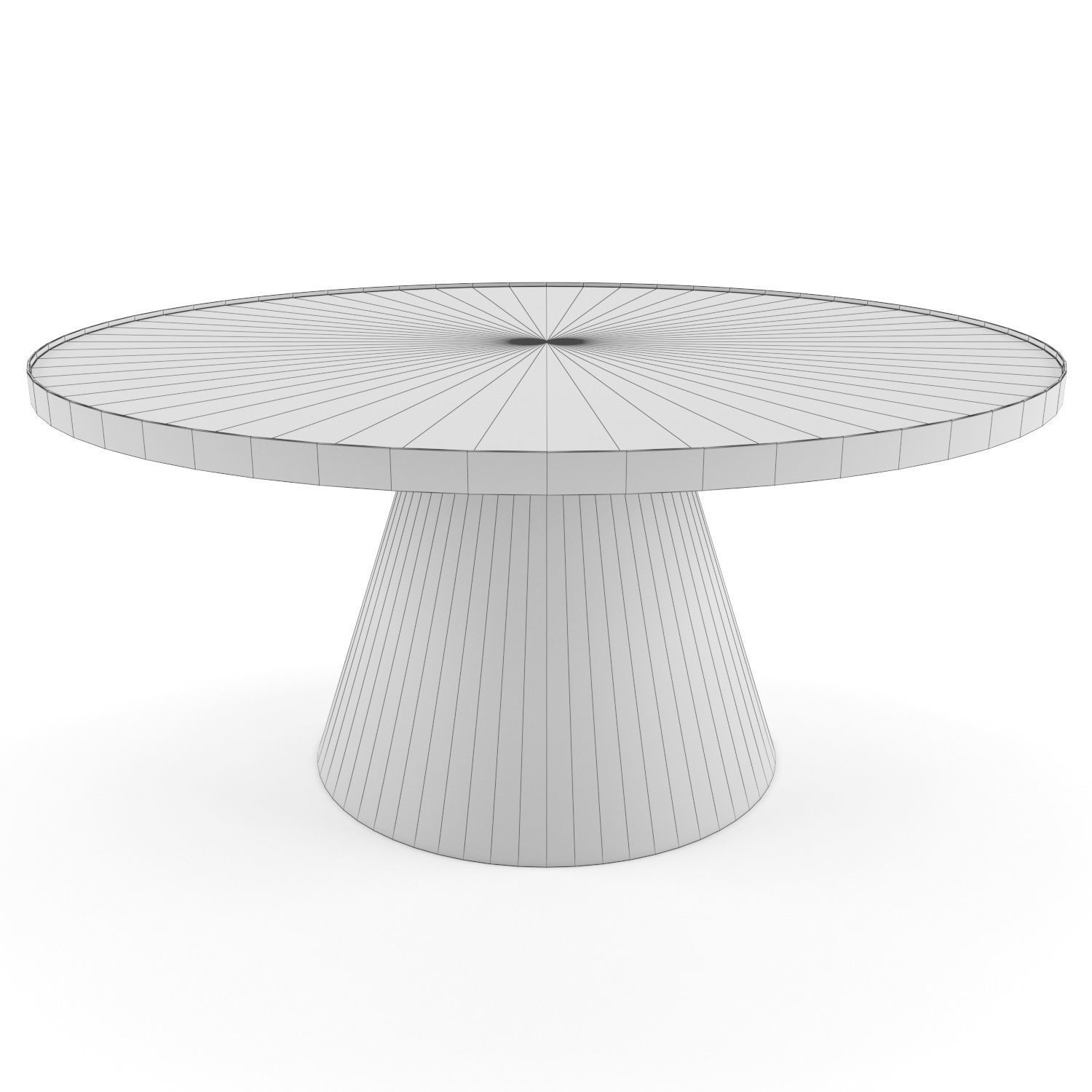 Coffee table SOLI black 3D model_1