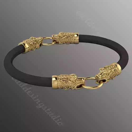 Bracelet ak3 Dragon 3D print model