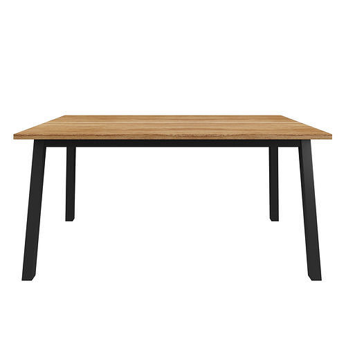 Dining table CHARA black 3D model