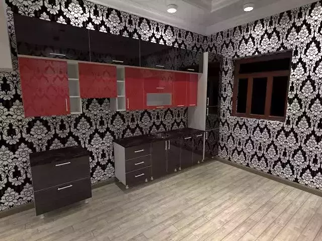 3d kitchen wallpaper for